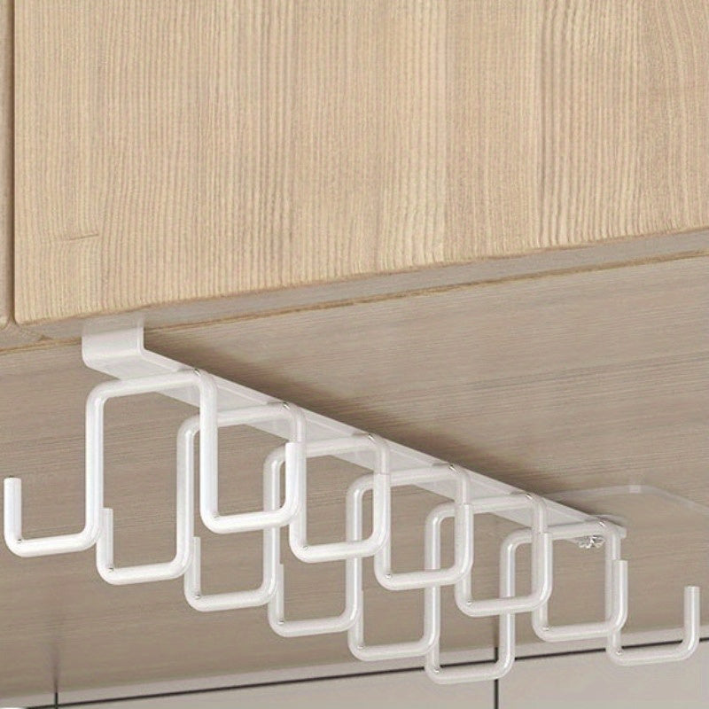 Office Partition Coffee Cup Holder and Hook Rack Storage Rack