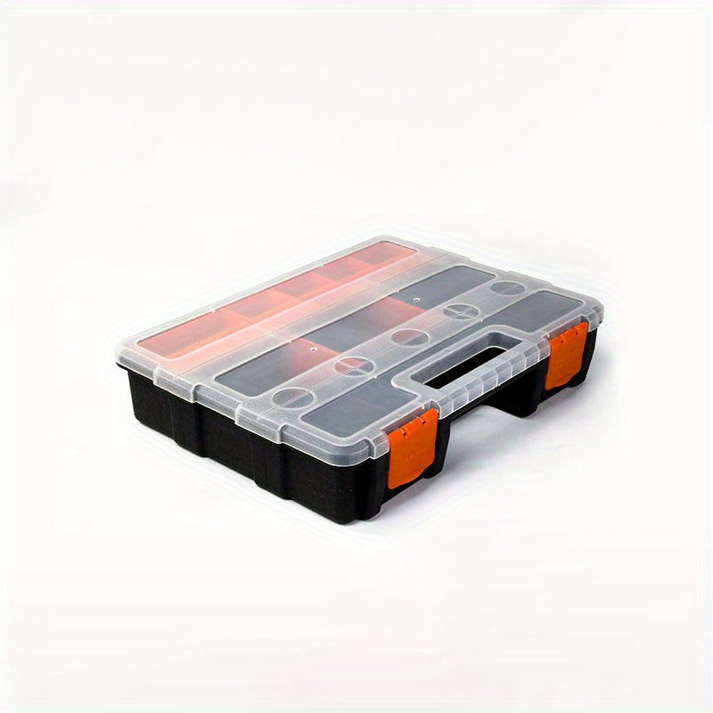 1pc Hardware Component Box With Multiple Compartments