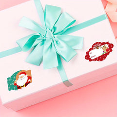 10pcs Christmas Gift Labels Stickers Merry Xmas Packing Supplies