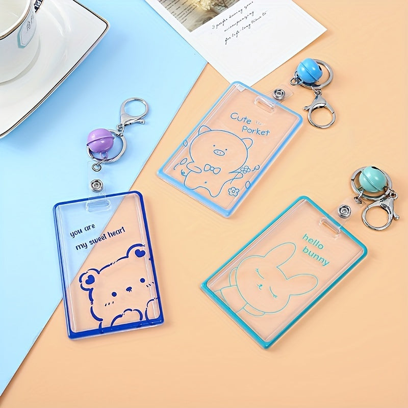Transparent Acrylic Card Sleeve Push pull Card Protection Cover