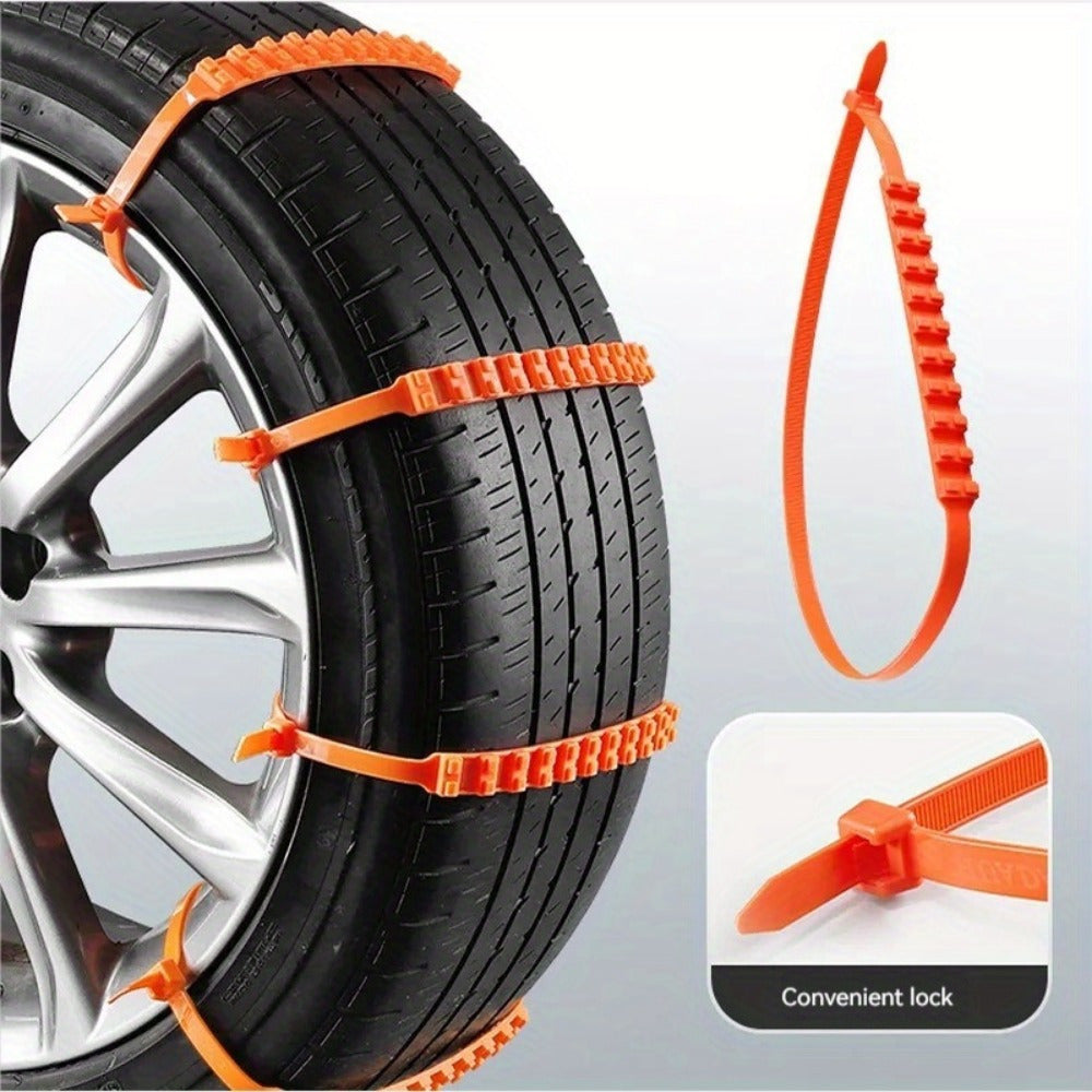 10pcs Anti Slip Chains for Cars Winter Universal Non Damaging Tires Snow Chains