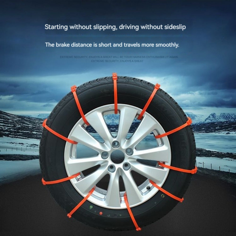 10pcs Anti Slip Chains for Cars Winter Universal Non Damaging Tires Snow Chains