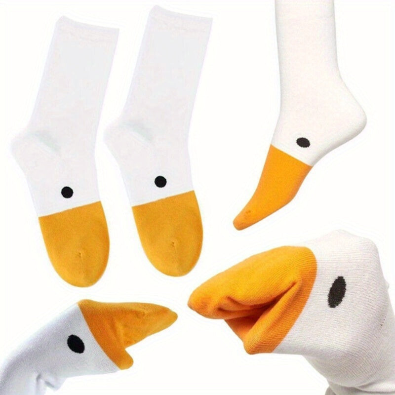 Untitled Goose Game Socks Funny Casual Animal Cotton Unisex