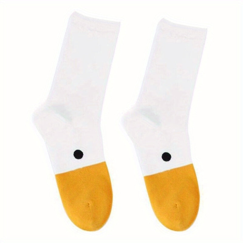 Untitled Goose Game Socks Funny Casual Animal Cotton Unisex