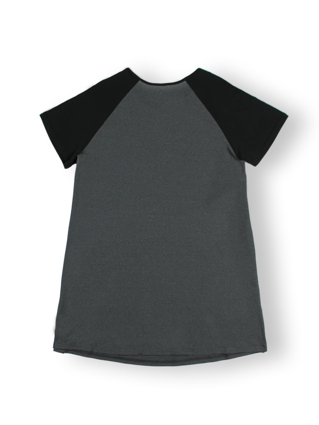 Plus Size Art Letter Graphic Raglan Sleep Dress