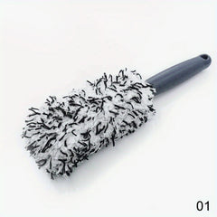 Microfiber Tire Scrubber Wheel Rim Brush for Car Wash