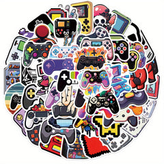 Vintage Video Game Waterproof DIY Vinyl Stickers for Trunk Guitar Skateboard