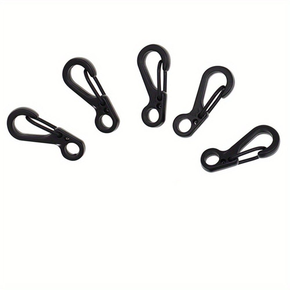 10pcs Mini Carabiner Buckle for Camping Hiking Strong Spring Hook Keychain
