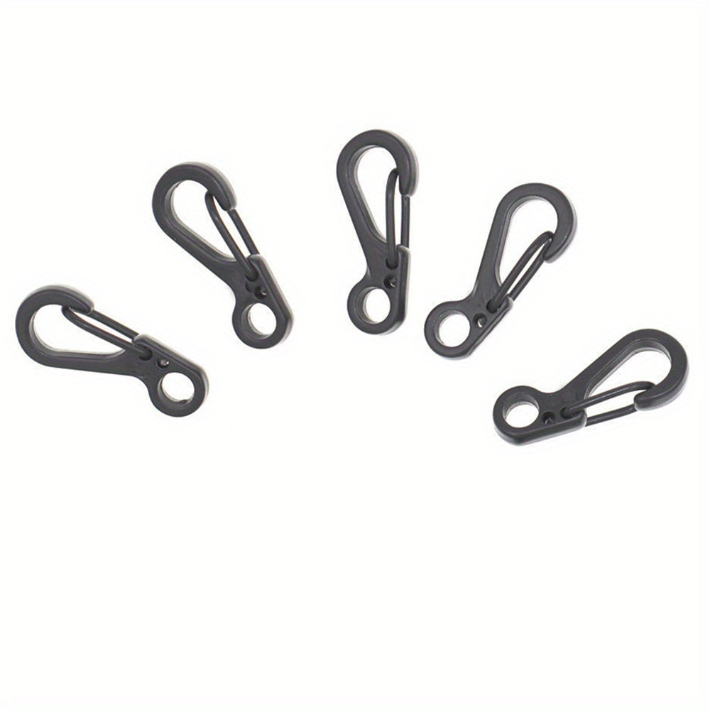10pcs Mini Carabiner Buckle for Camping Hiking Strong Spring Hook Keychain