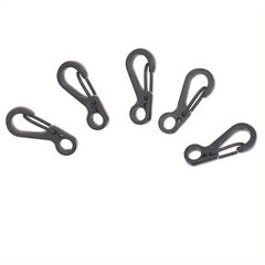 10pcs Mini Carabiner Buckle for Camping Hiking Strong Spring Hook Keychain