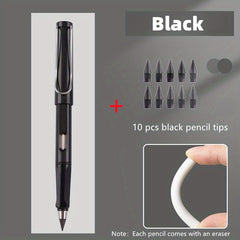 11pcs Eternal Pencil Infinite Pencil Technology Magic Pencil Inkless Pen