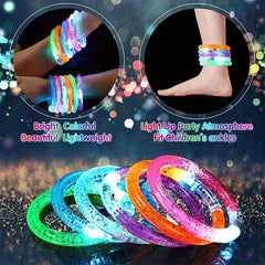 Glow Sticks Bracelets LED Light Up Toys Neon Party Favors