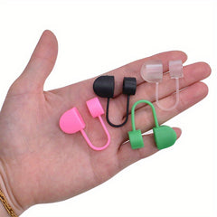 10pcs Dustproof Straw Cap Reusable Straw Plugs Cup Accessories