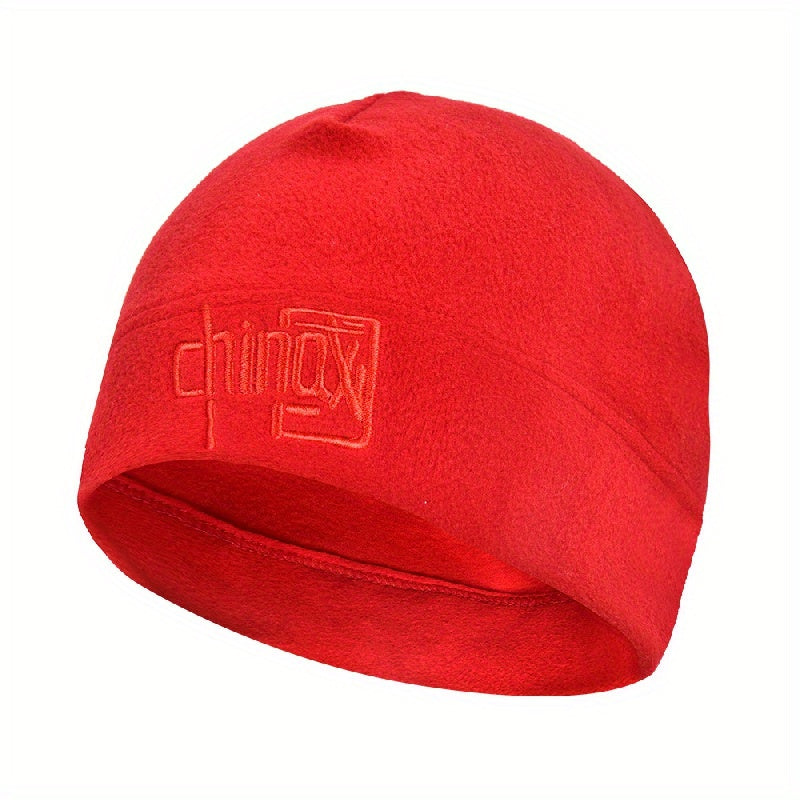 Thermal Fleece Hat Windproof Coldproof Skull Cap for Cycling Skiing