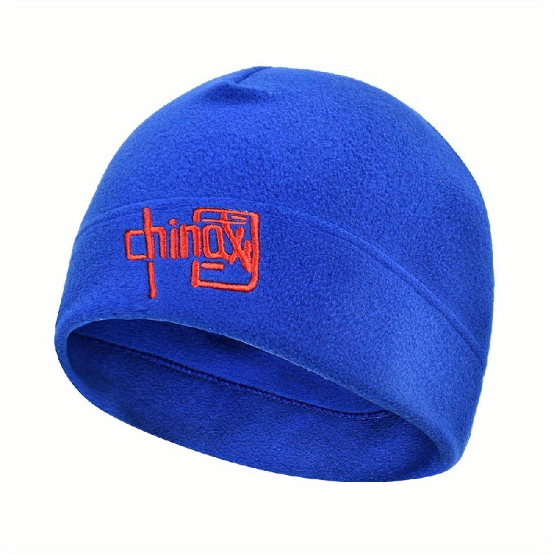 Thermal Fleece Hat Windproof Coldproof Skull Cap for Cycling Skiing