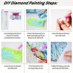Christmas Dogs Diamond Painting Kit 5D DIY Mosaic Rhinestone Art Set