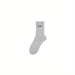 5 Pairs Men's Warm Wool Socks Thermal Cold Proof Crew Socks