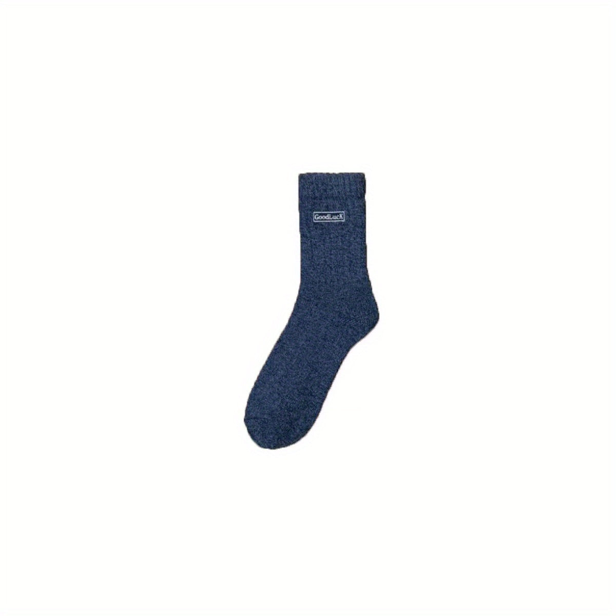 5 Pairs Men's Warm Wool Socks Thermal Cold Proof Crew Socks