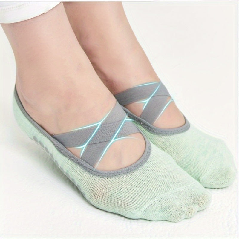 Yoga Grip Bottom Socks Pilates Socks Non Slip Cushion