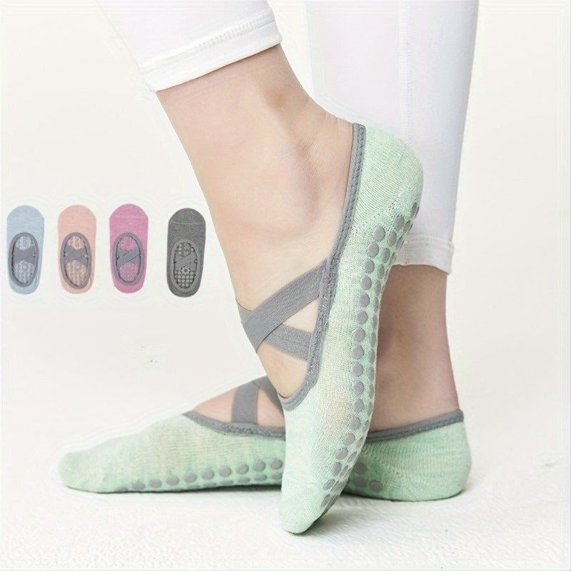 Yoga Grip Bottom Socks Pilates Socks Non Slip Cushion
