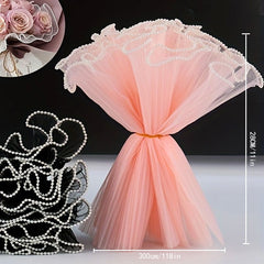 Wave Gauze Flower Packaging Mesh Lace Bouquet Material Wrapping Paper