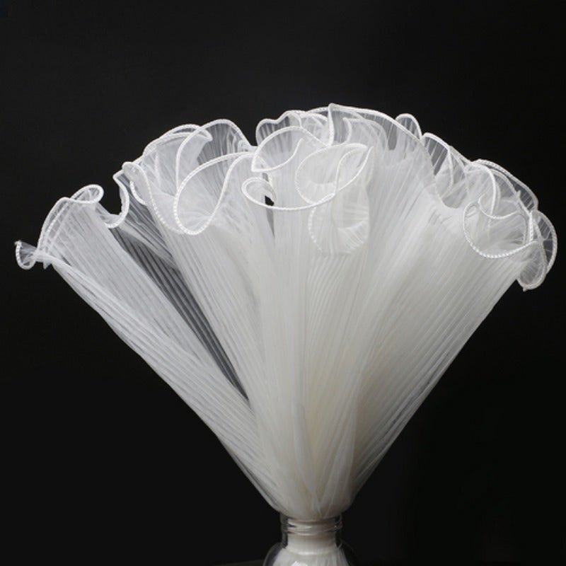 Wave Gauze Flower Packaging Mesh Lace Bouquet Material Wrapping Paper