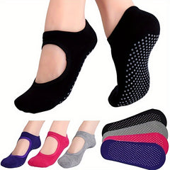 2 Pairs Non-Slip Cushioned Ankle Dance Socks