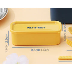 Portable Cotton Swab Box Dustproof Organizer Case