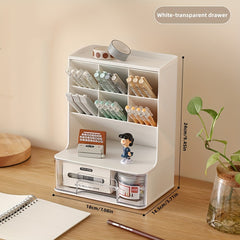 Large Capacity Pen Holder Desktop Organizer Drawer