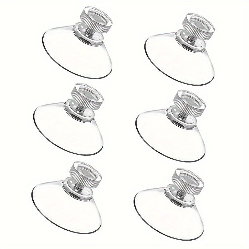 5pcs Strong Suction Cup Glass Pads PVC Plastic Sucker Pads No Hooks Needed