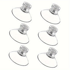 5pcs Strong Suction Cup Glass Pads PVC Plastic Sucker Pads No Hooks Needed