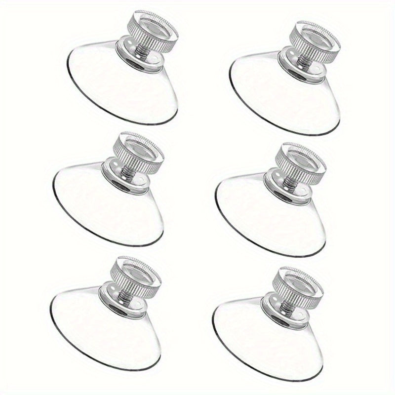5pcs Strong Suction Cup Glass Pads PVC Plastic Sucker Pads No Hooks Needed