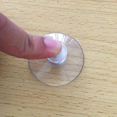 5pcs Strong Suction Cup Glass Pads PVC Plastic Sucker Pads No Hooks Needed
