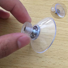 5pcs Strong Suction Cup Glass Pads PVC Plastic Sucker Pads No Hooks Needed