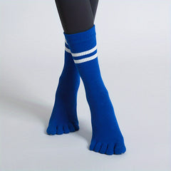 Autumn Winter Parallel Bars Yoga Socks Non-slip Split Toe Five Finger Socks