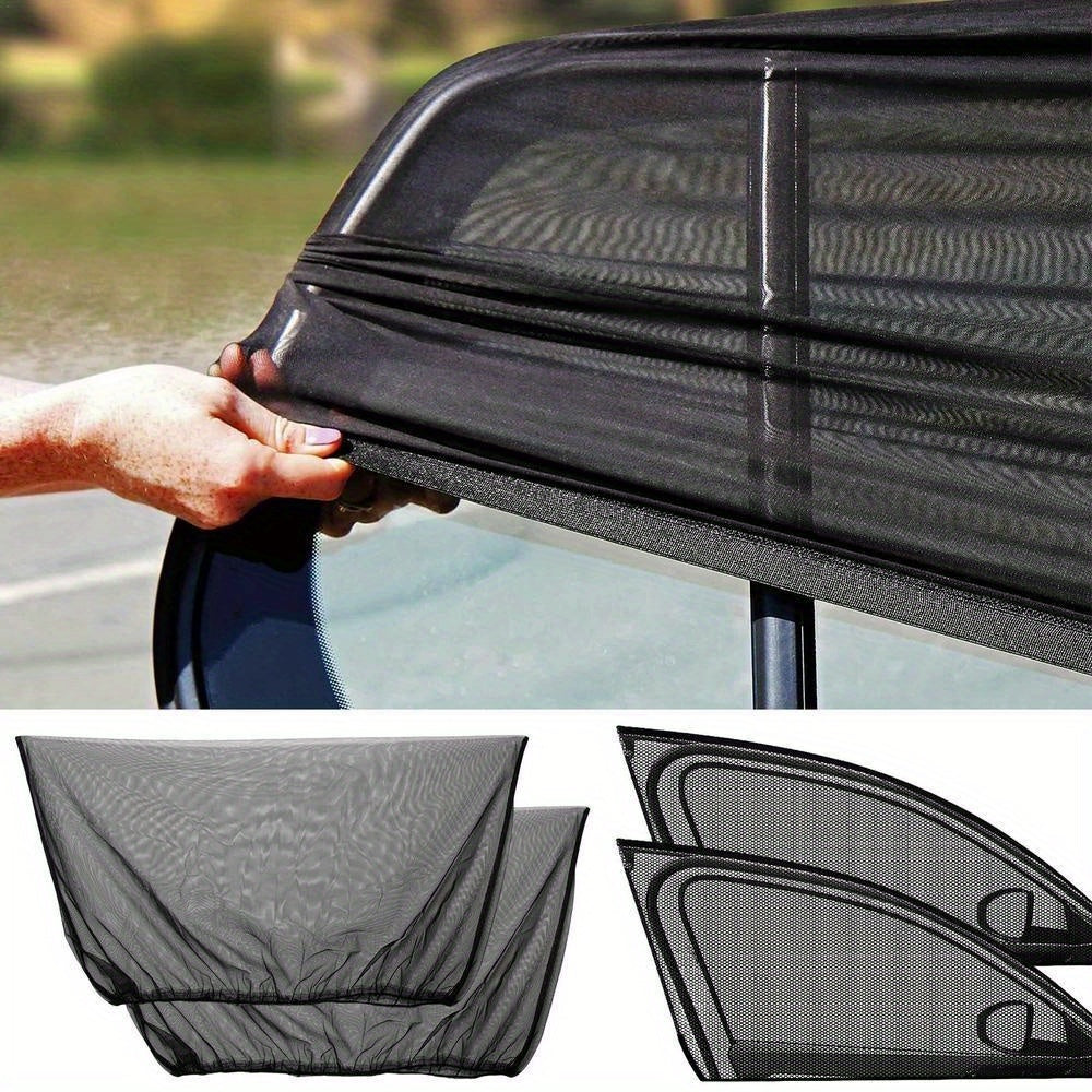 Car Window Sunshade Mesh Cover UV Protection