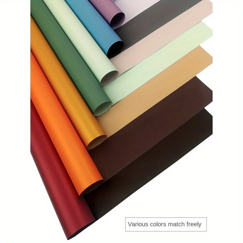 20 Sheets Double-Sided Flower Art Wrapping Paper - Eucalyptus Paper Bouquet Wrap