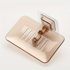 Self-Adhesive Soap Holder Double Layer Soap Sponge Dish