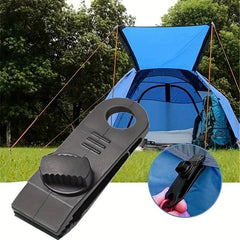 10pcs Heavy Duty Tarp Clips Camping Tools w/ Clips & Buckles