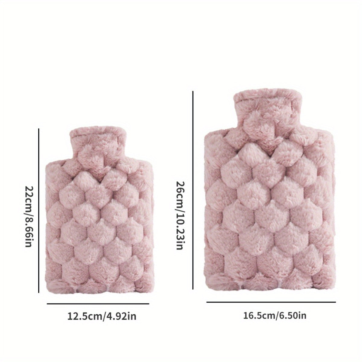 Water Filled Hot Water Bag with Soft Cover 14oz 34oz