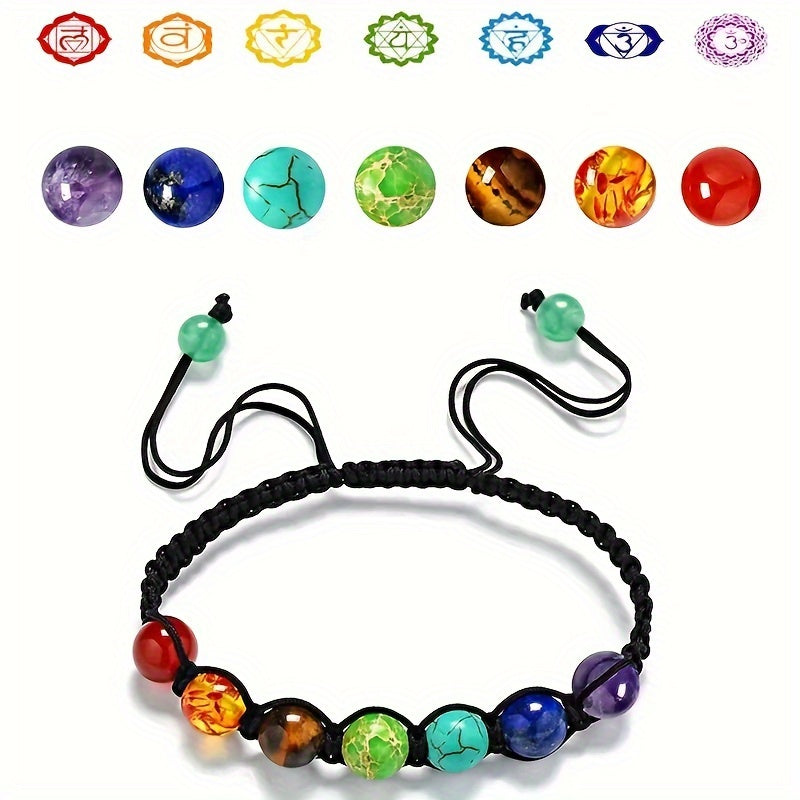 Adjustable 7 Beads Bracelet & Bangles Gift