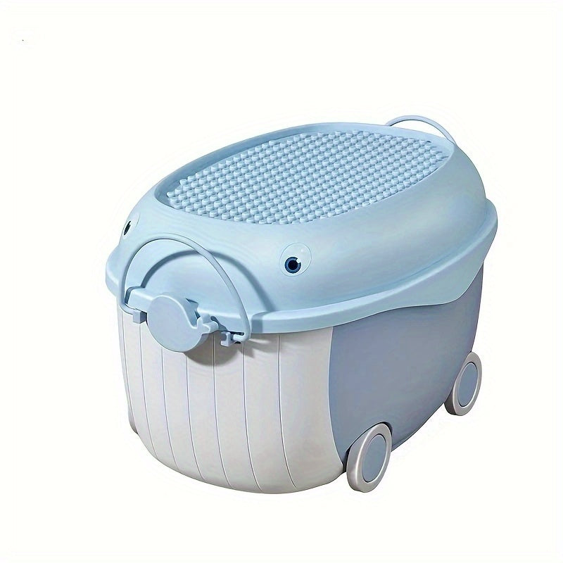 Plastic Toy Storage Box Building Block Storage Box Wheel Storage Box