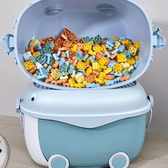 Plastic Toy Storage Box Building Block Storage Box Wheel Storage Box