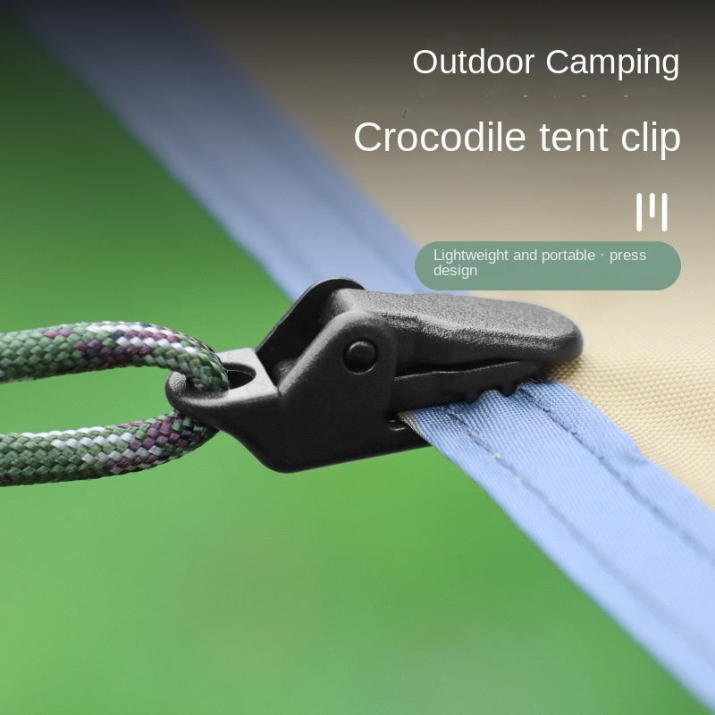 Tarpaulin Clip Canopy Buckle Wind Rope Clamps Camping Accessories