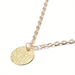 Golden Three Layer Chain Clavicle Collar Pendant Necklace for Holiday Party
