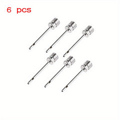 6pcs Sport Ball Inflating Pump Needle - Football Basketball Soccer Valve Adaptor