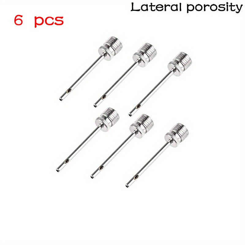 6pcs Sport Ball Inflating Pump Needle - Football Basketball Soccer Valve Adaptor