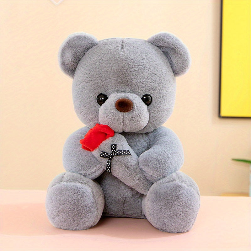 Rose Bear Plush Toy Gift Hug Bear Plush Toy Female Birthday Gift
