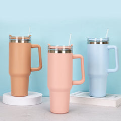 40oz Tumbler w/ Handle, Vacuum Insulated, Stainless Steel Water Cup