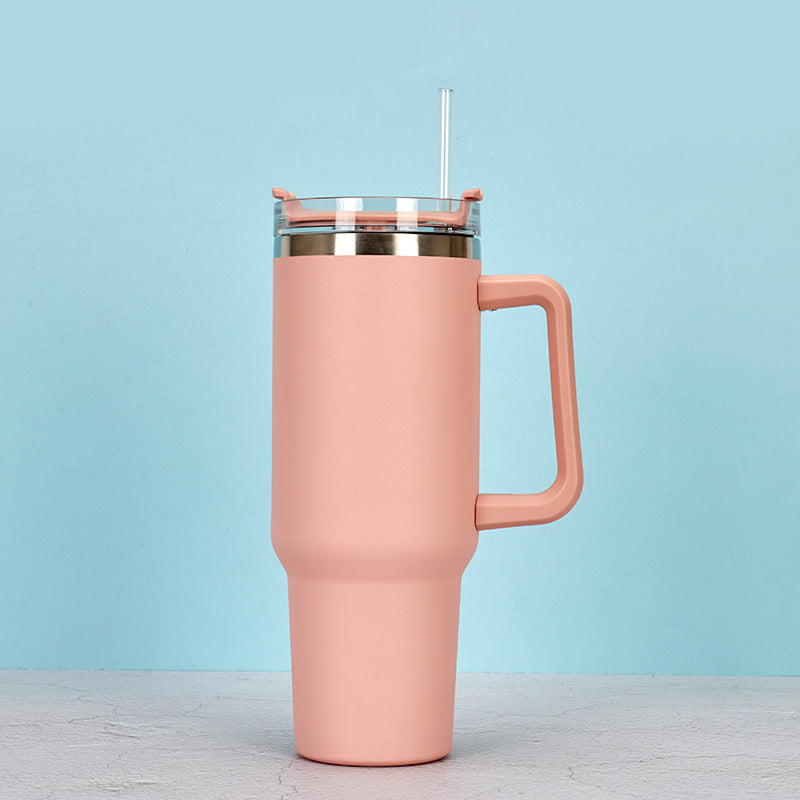 40oz Tumbler w/ Handle, Vacuum Insulated, Stainless Steel Water Cup